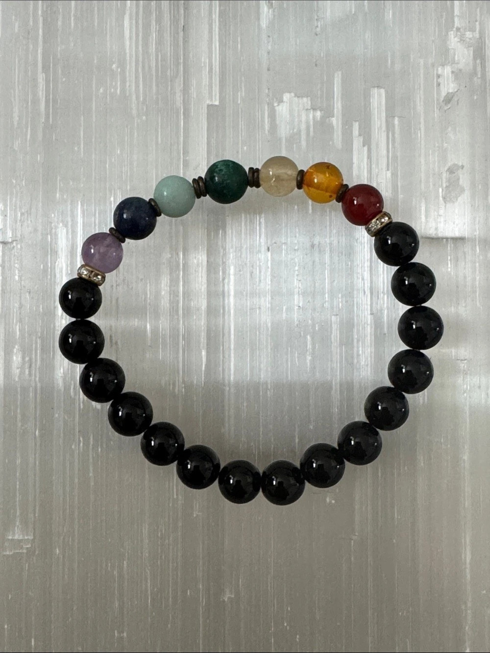 Life Force Energy Chakra Balancing Multi Gemstone Bracelet